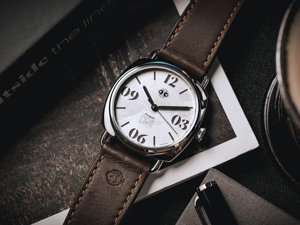 Reloj Automático Indie Watch Zermatt, Blanco, 44 mm, 31G