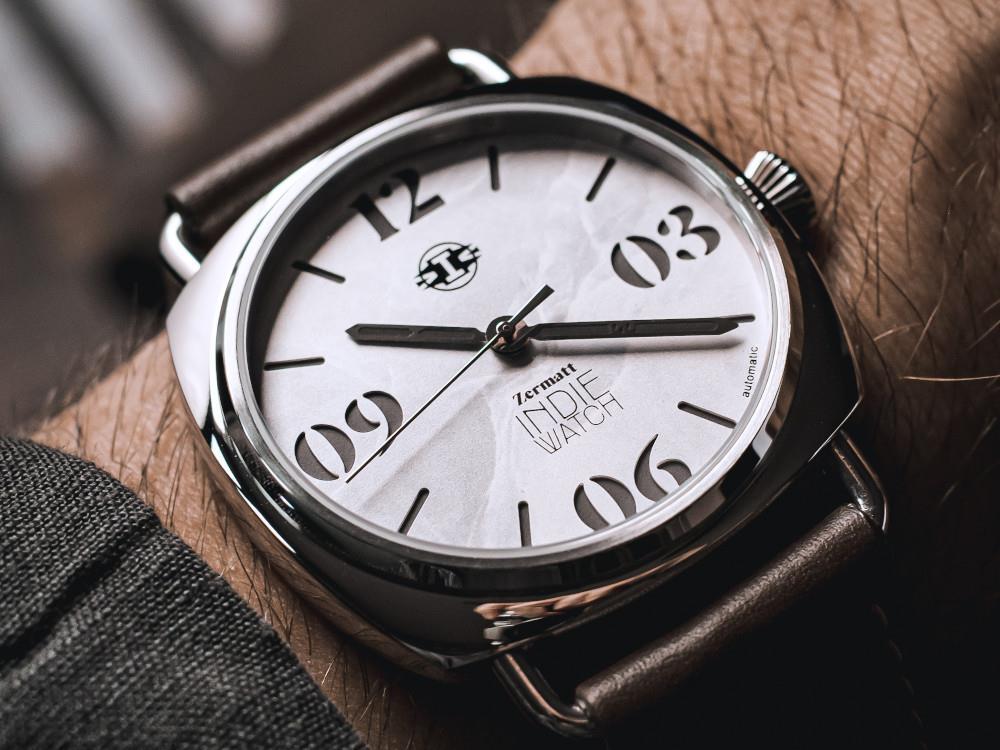 Reloj Automático Indie Watch Zermatt, Blanco, 44 mm, 31G