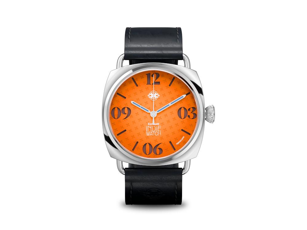 Reloj Automático Indie Watch Zermatt, Naranja, 44 mm, 31K