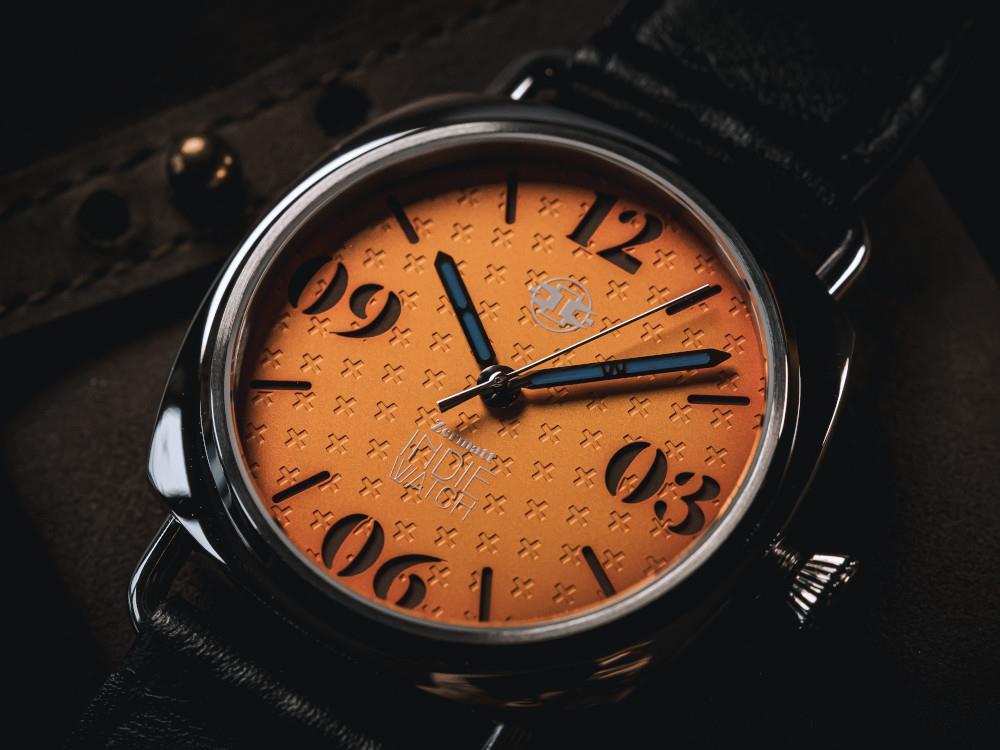 Reloj Automático Indie Watch Zermatt, Naranja, 44 mm, 31K