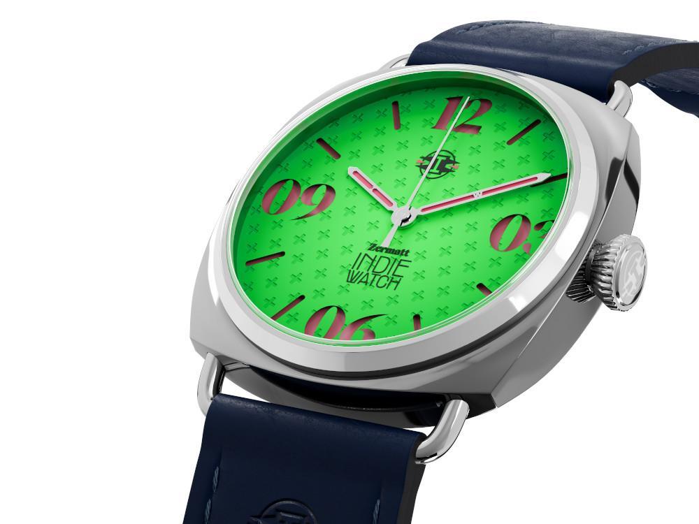 Reloj Automático Indie Watch Zermatt, Verde, 44 mm, 31T