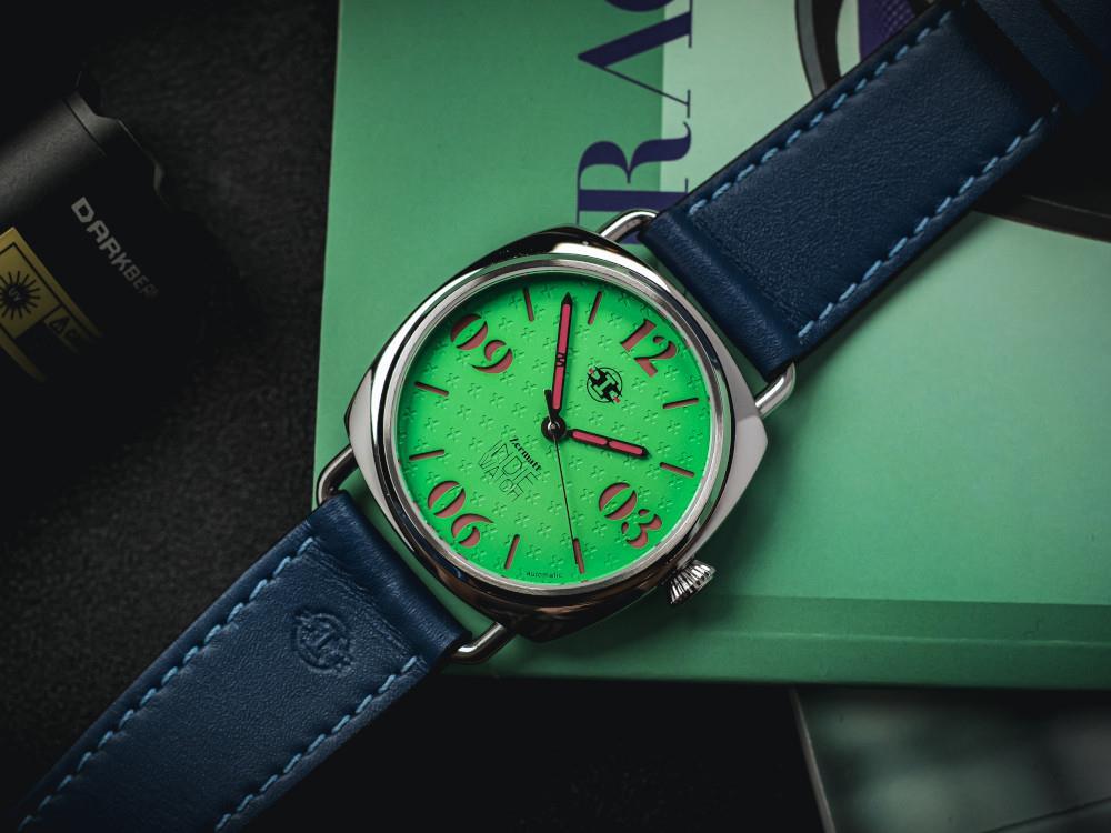 Reloj Automático Indie Watch Zermatt, Verde, 44 mm, 31T