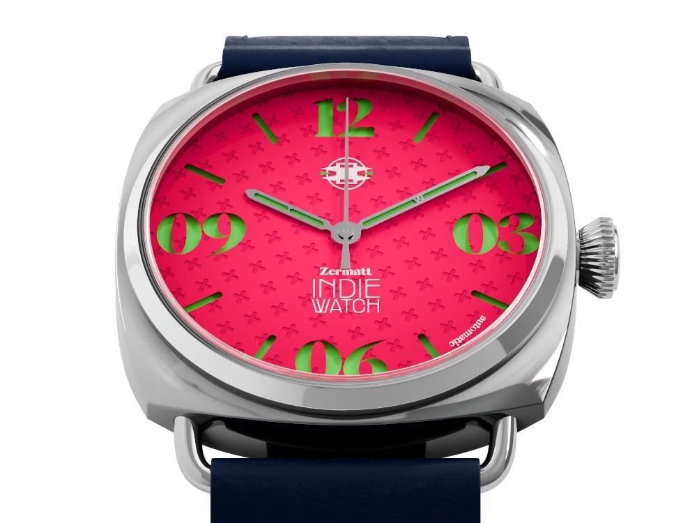 Reloj Automático Indie Watch Zermatt, Rosa, 44 mm, 31Y