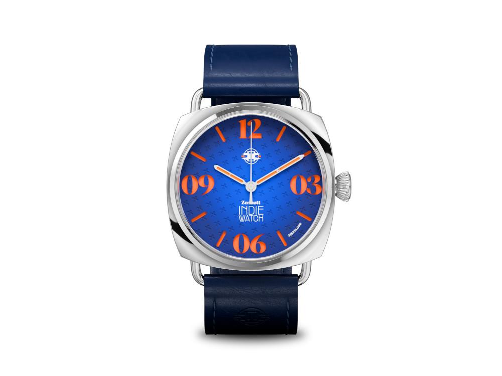 Reloj Automático Indie Watch Zermatt, Azul, 44 mm, 31Z