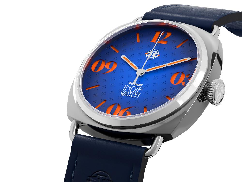 Reloj Automático Indie Watch Zermatt, Azul, 44 mm, 31Z