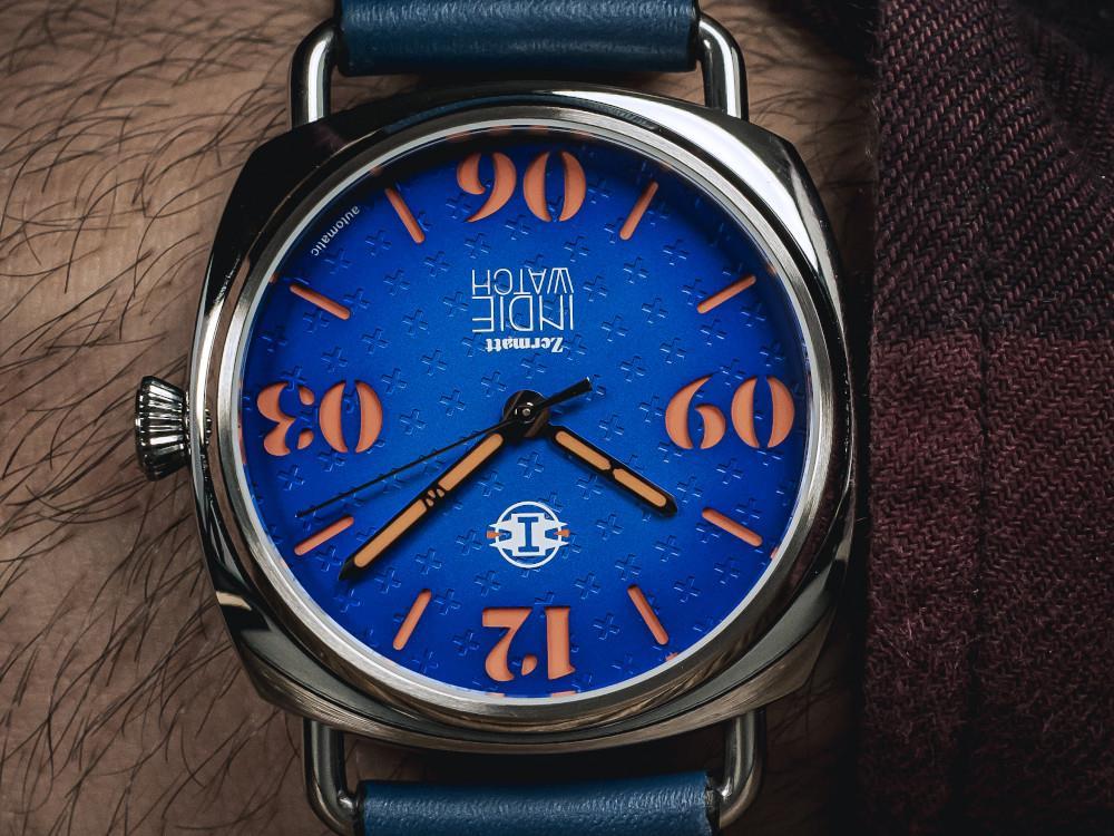 Reloj Automático Indie Watch Zermatt, Azul, 44 mm, 31Z
