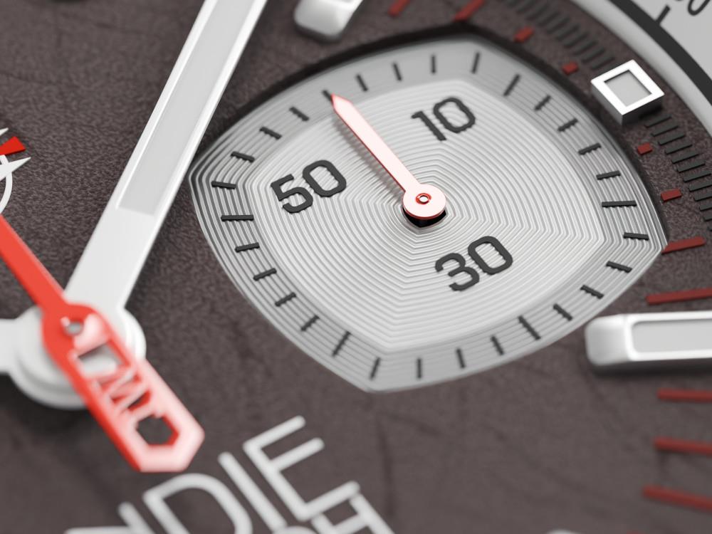 Reloj de Cuarzo Indie Watch Strum, Antracita, 42 mm, Cronógrafo, 521B