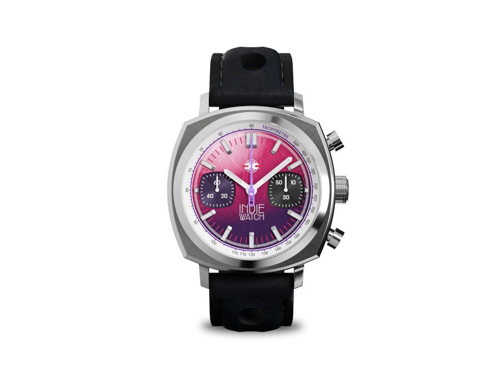 Reloj de Cuarzo Indie Watch Strum, Rosa, 42 mm, Cronógrafo, 521Z