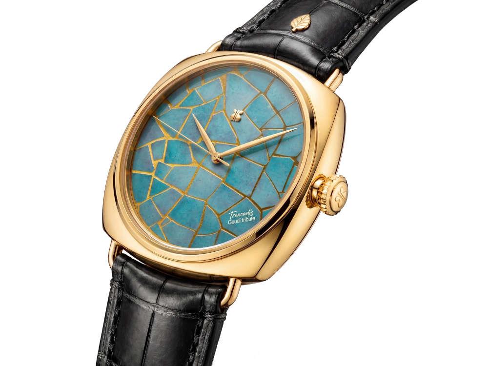 Reloj Automático Indie Watch Trencadís Aguamarina, 44 mm, TRDISAGM01