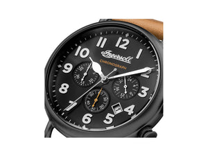 Reloj de Cuarzo Ingersoll Trenton, 44 mm, Negro, Cronógrafo, I03502