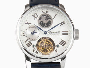 Reloj Automático Ingersoll Riff, 44 mm, Plata, GMT, I07401