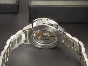 Reloj Automático Ingersoll Jazz, 44 mm, Plata, Fase lunar, GMT, I07703