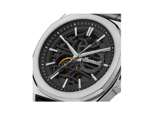 Reloj Automático Ingersoll Orville, 46 mm, Negro, Correa de piel, I09302