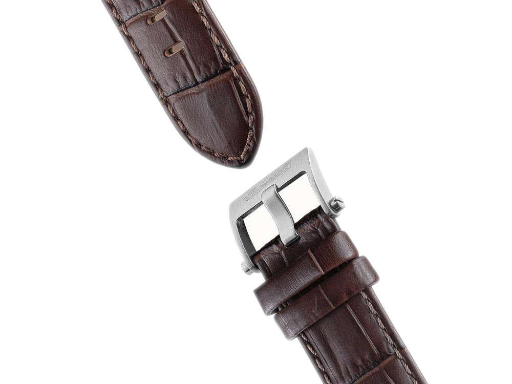 Reloj Automático Ingersoll 1892 Orville, 46 mm, Blanco, Correa de piel, I09307