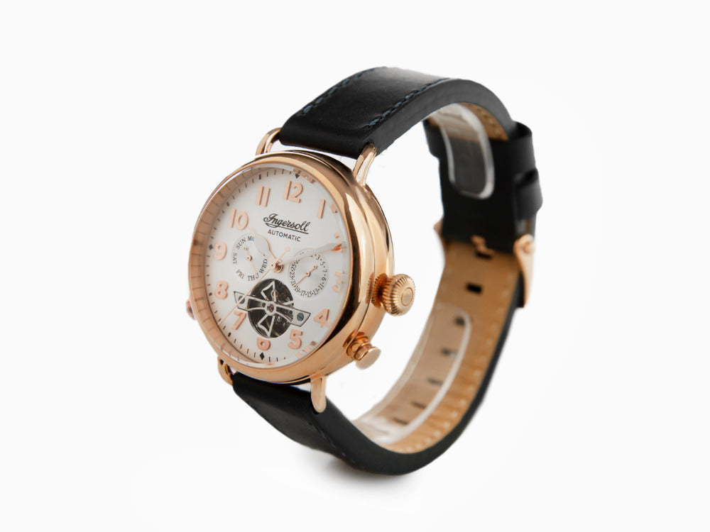 Reloj Automático Ingersoll Muse, Blanco, 45 mm, Correa de piel, I09501B
