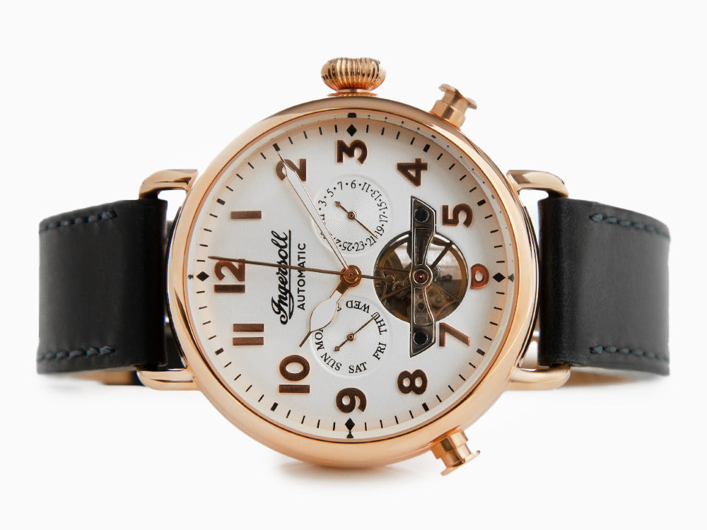 Reloj Automático Ingersoll Muse, Blanco, 45 mm, Correa de piel, I09501B