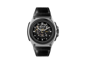 Reloj Automático Ingersoll Motion, PVD, 50mm, Negro, Correa de piel, I11702