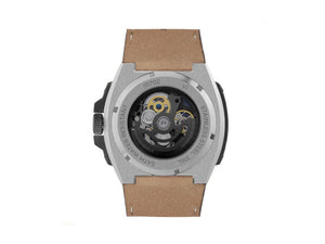 Reloj Automático Ingersoll Motion, PVD, 50mm, Negro, Correa de piel, I11702