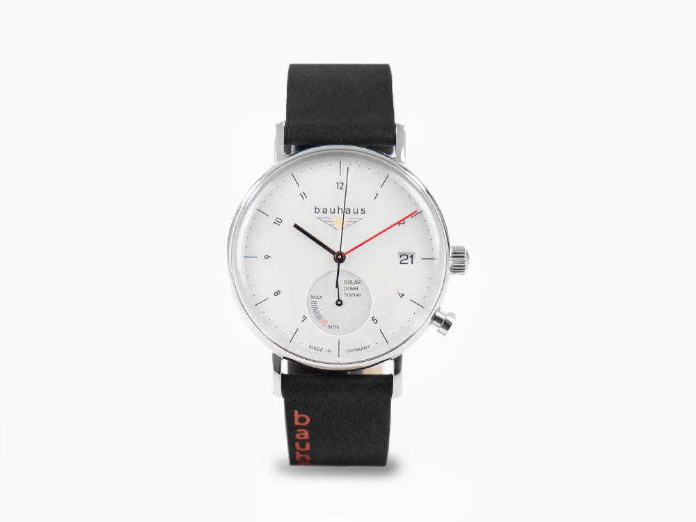 Reloj de Cuarzo Bauhaus, Plata, 41 mm, Día, 2112-1