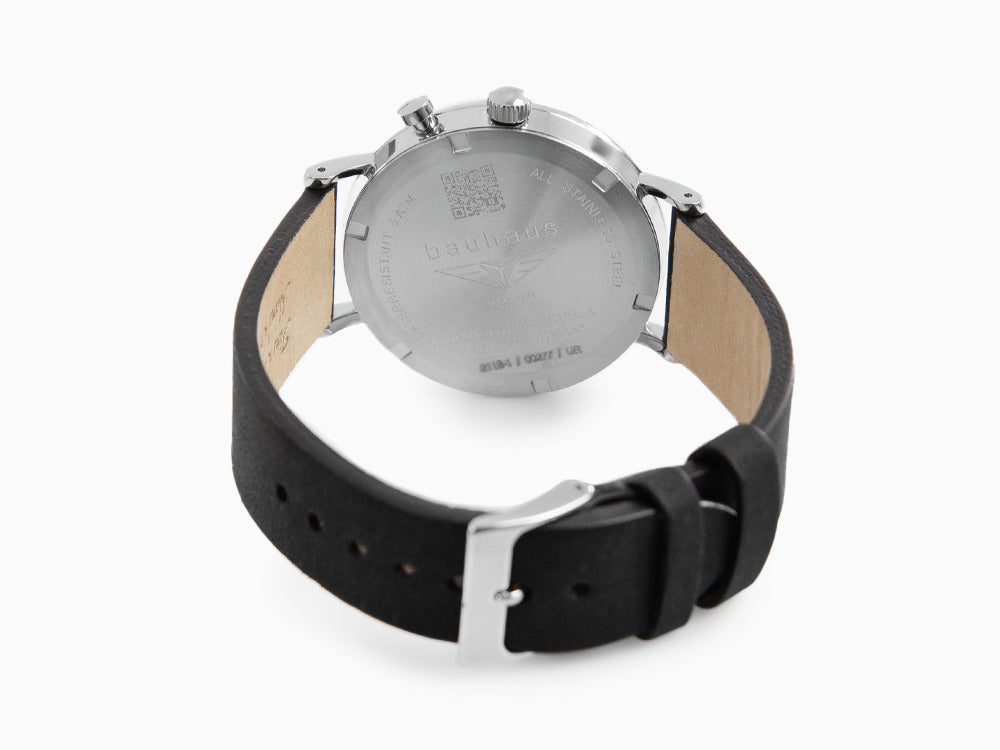 Reloj de Cuarzo Bauhaus, Plata, 41 mm, Día, 2112-1