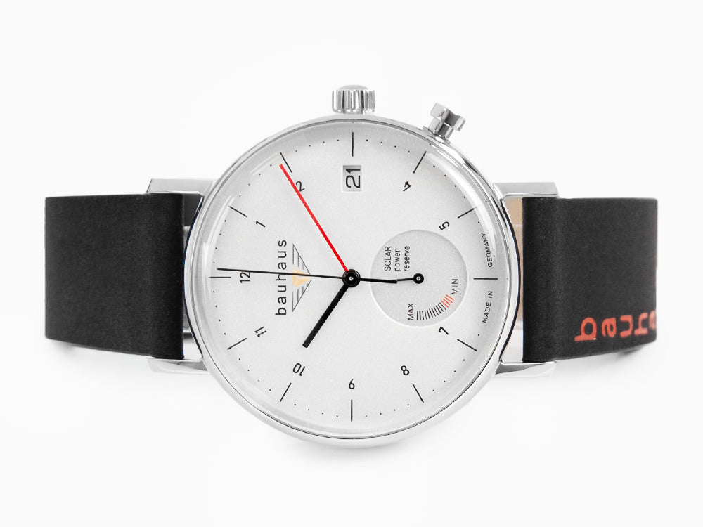 Reloj de Cuarzo Bauhaus, Plata, 41 mm, Día, 2112-1