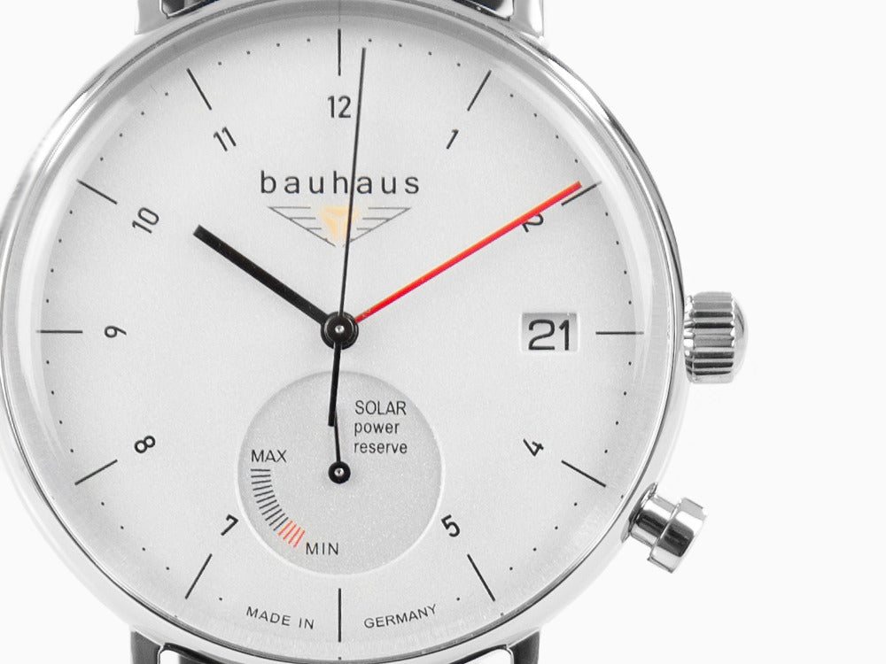 Reloj de Cuarzo Bauhaus, Plata, 41 mm, Día, 2112-1