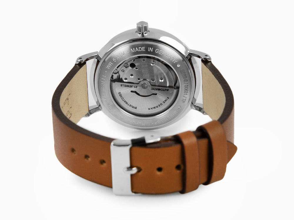 Reloj Automático Bauhaus, Negro, 41 mm, Día y fecha, 2162-2