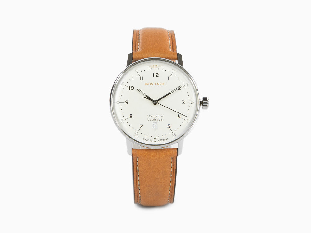 Reloj de Cuarzo Iron Annie Bauhaus, Blanco, 40 mm, Día, 5046-1