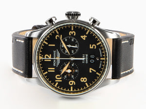 Reloj de Cuarzo Iron Annie Cockpit, Negro, 42 mm, Cronógrafo, Día, 5186-2