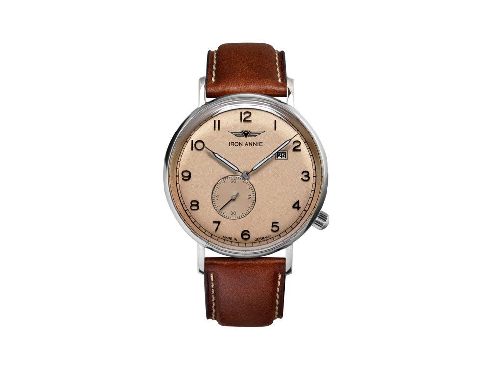 Reloj de Cuarzo Iron Annie Amazonas Impression, Marrón, 41 mm, Día, 5934-3