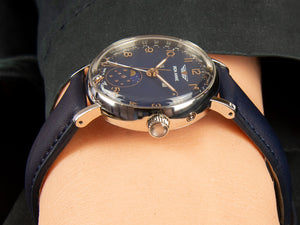 Reloj de Cuarzo Iron Annie Amazonas Impression Moonphase, Azul, 36 mm, 5977-4