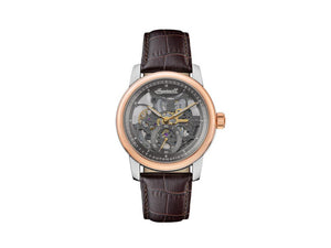 Reloj Automático Ingersoll Baldwin, PVD de Oro Rosa, 43 mm, Gris, I11001