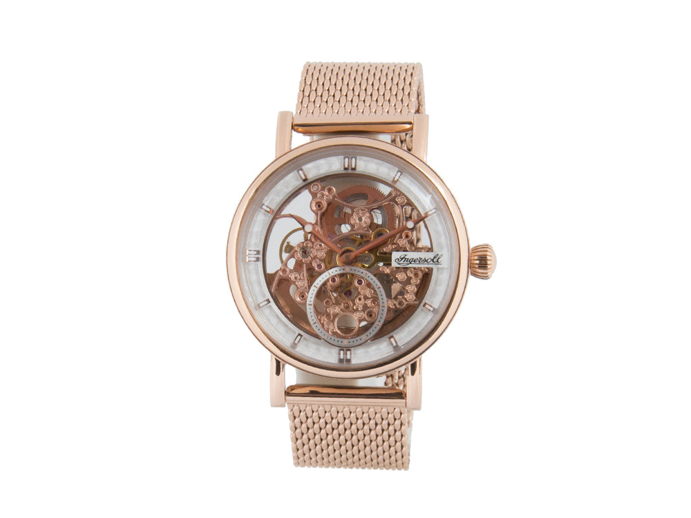 Reloj Automático Ingersoll Herald Skeleton, 40 mm, Oro rosa, I00406