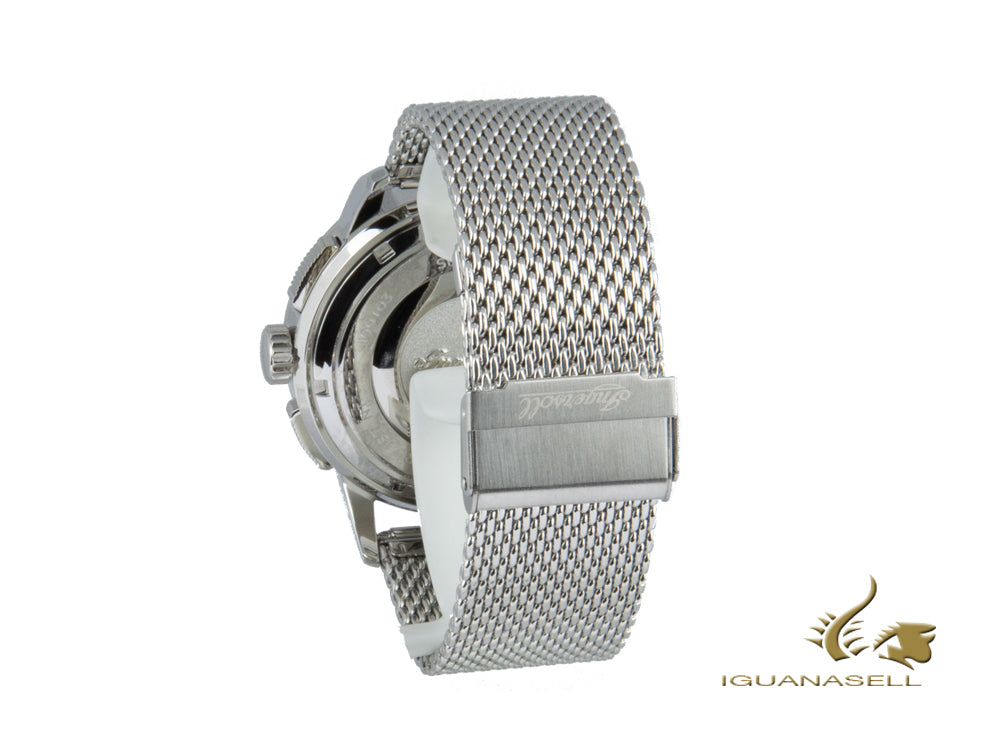 Reloj de Cuarzo Ingersoll Regent, Cronógrafo, Negro, Malla milanesa, I00103