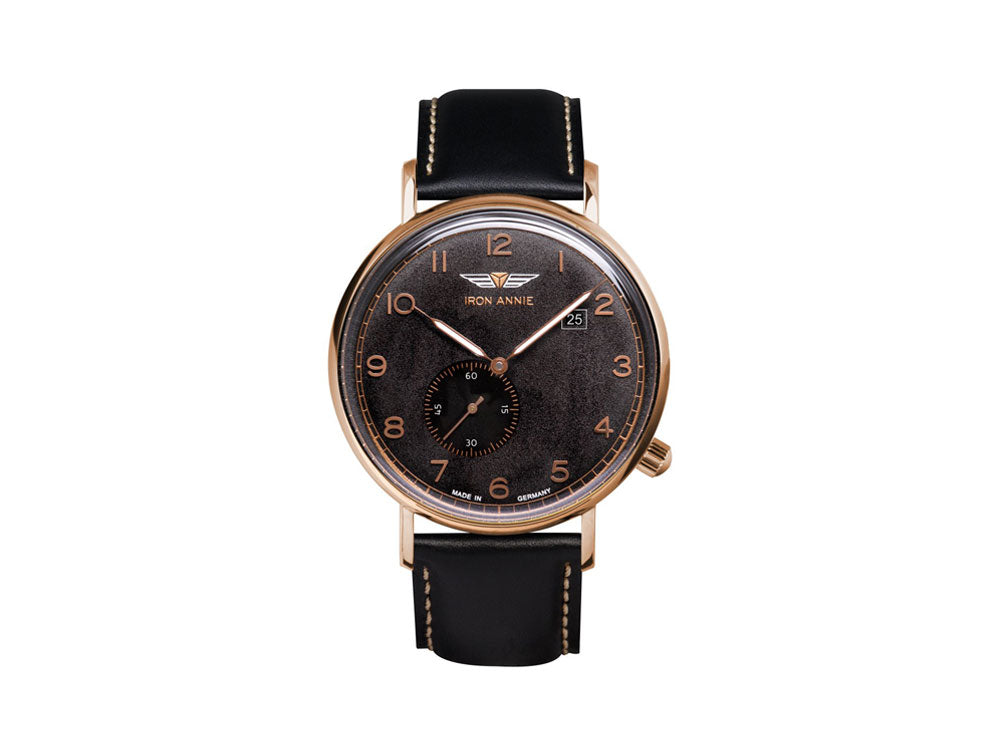 Reloj de Cuarzo Iron Annie Amazonas Impression, PVD Oro Rosa, Negro, 5936-2