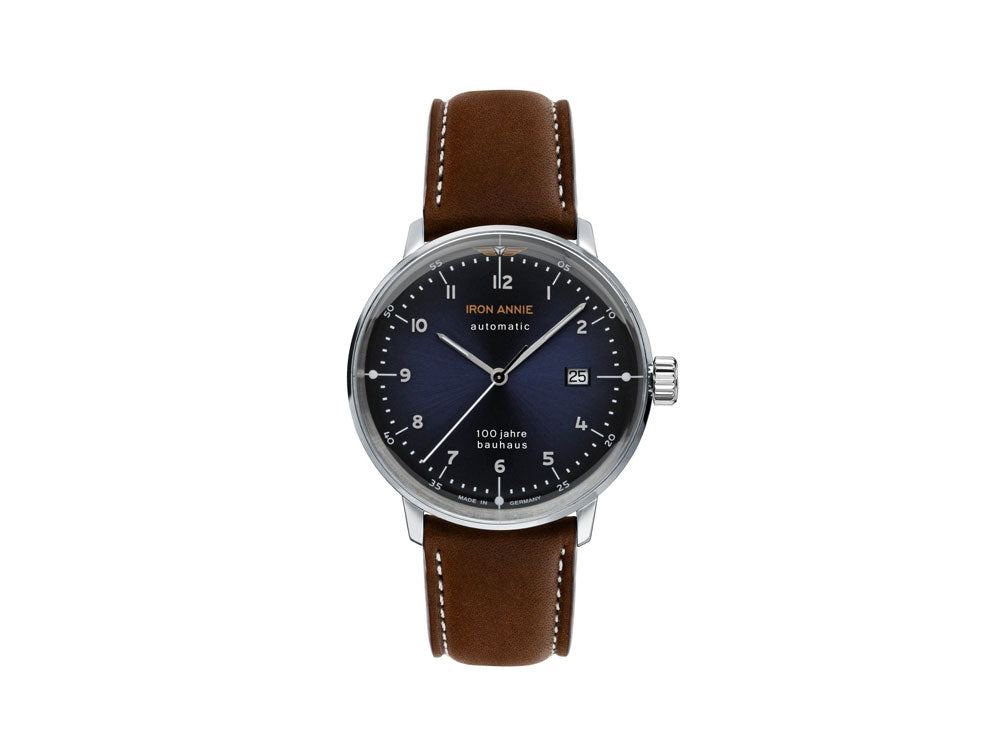 Reloj Automático Iron Annie Bauhaus, Azul, 40 mm, Día, 5056-3