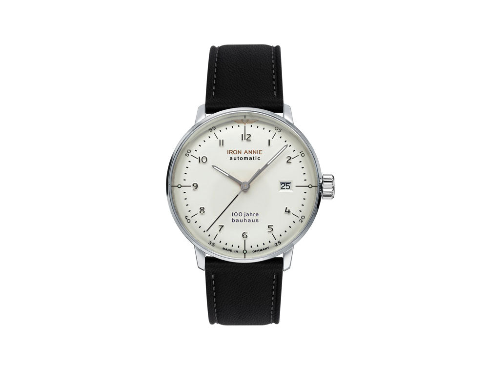 Reloj Automático Iron Annie Bauhaus, Blanco, 40 mm, Día, 5056-1