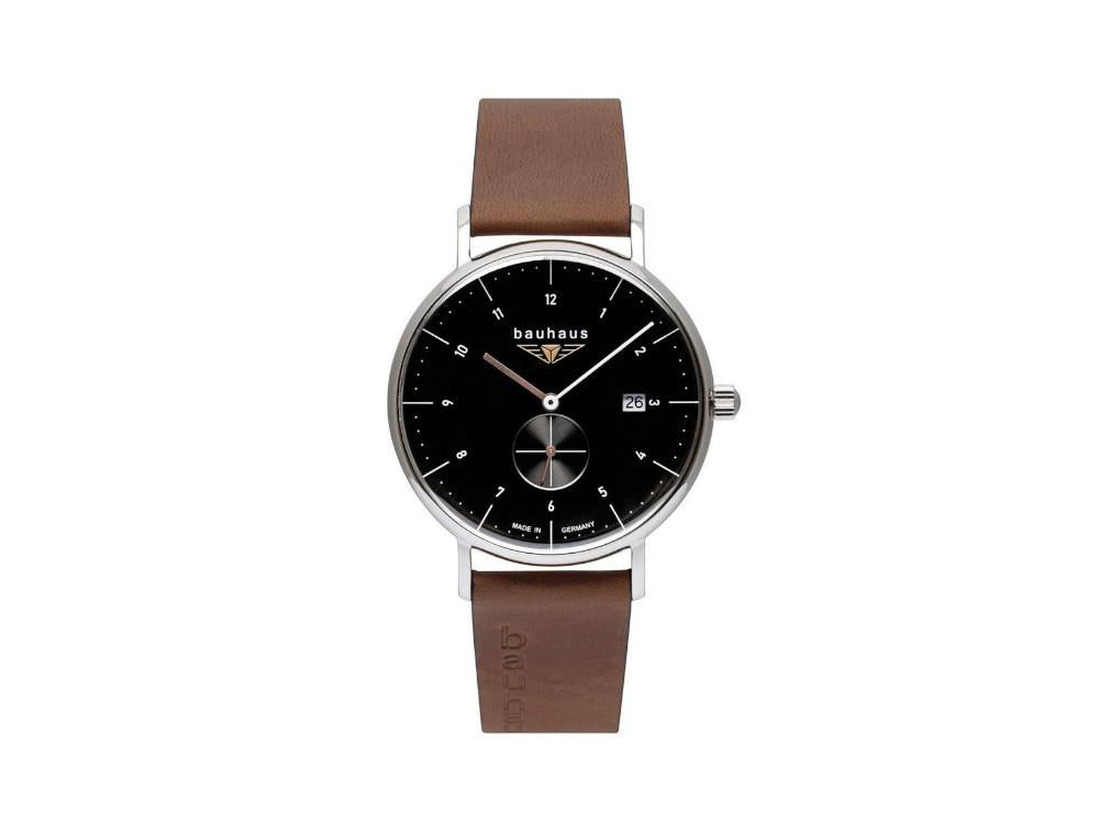 Reloj de Cuarzo Bauhaus, Negro, 41 mm, Día, 2132-2