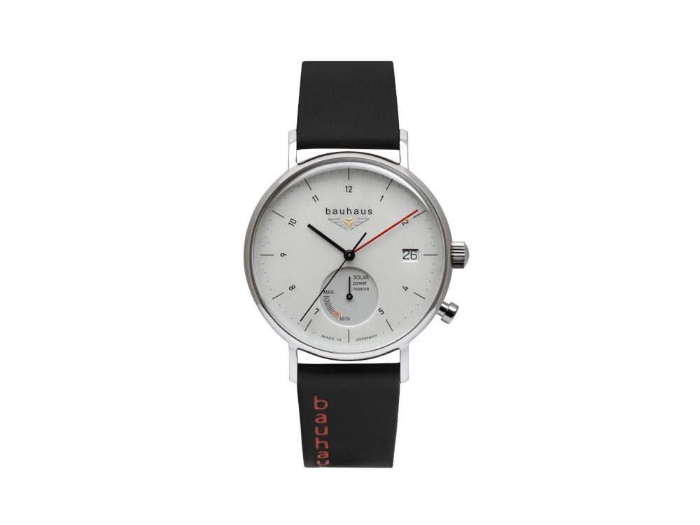 Reloj de Cuarzo Bauhaus, Plata, 41 mm, Día, 2112-1