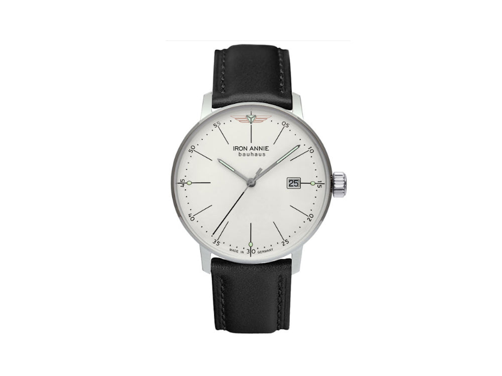 Reloj de Cuarzo Iron Annie Bauhaus, Blanco, 40 mm, Día, 5044-1