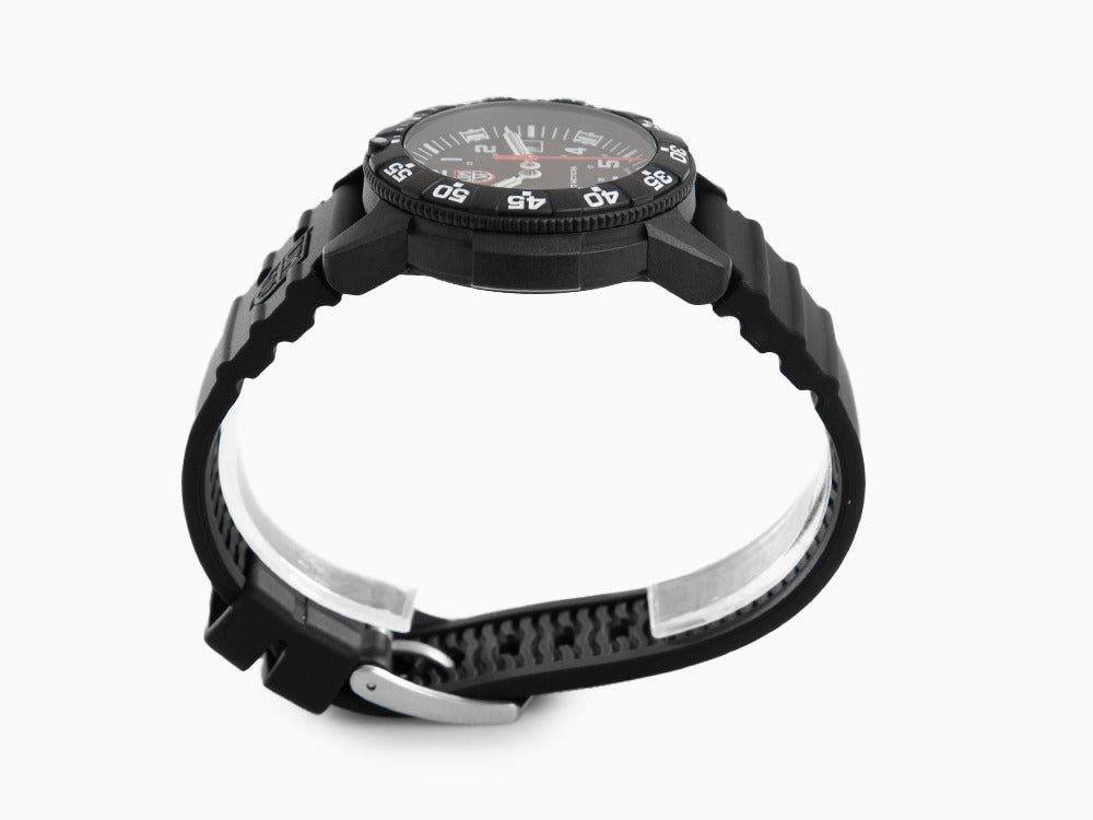 Reloj de cuarzo Luminox Leatherback Sea Turtle, Negro, Carbono, 39mm, 10 atm