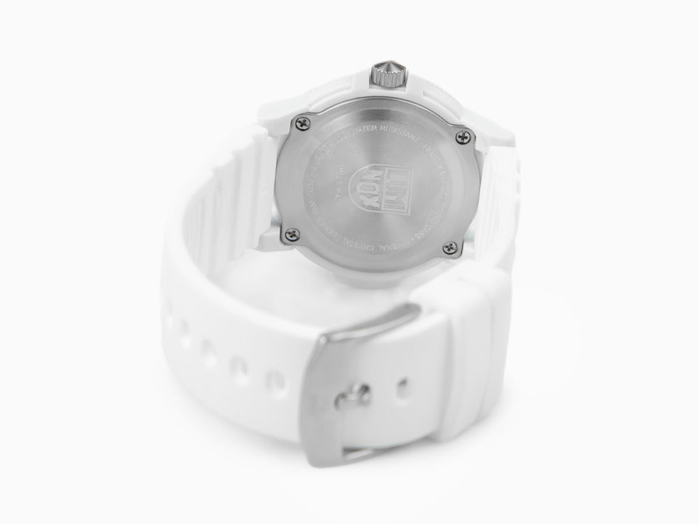 Reloj de Cuarzo Luminox Leatherback Sea Turtle, Blanco, Fibra de vidrio, 39mm