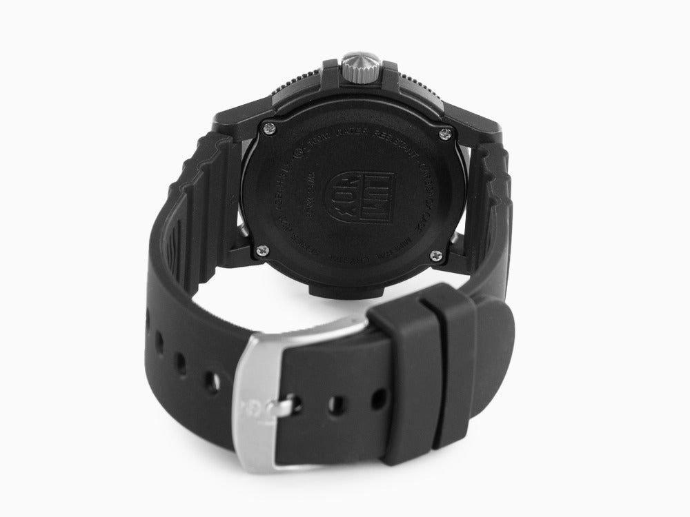 Reloj de Cuarzo Luminox Leatherback Sea Turtle Giant, Negro, Carbono, 44mm