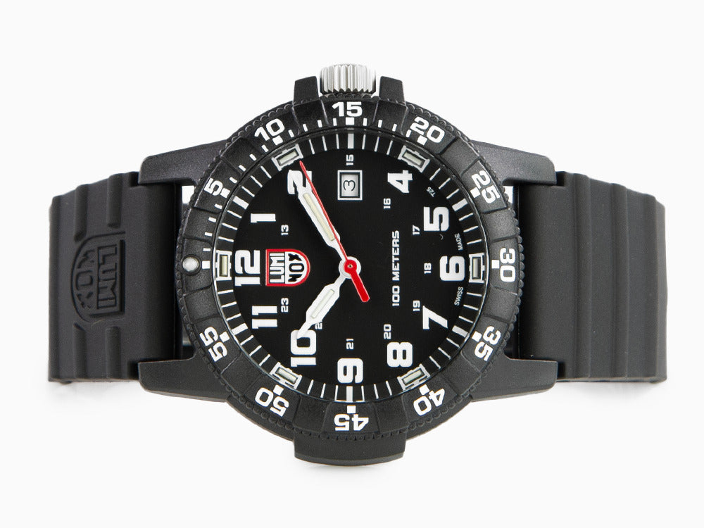 Reloj de Cuarzo Luminox Leatherback Sea Turtle Giant, Negro, Carbono, 44mm
