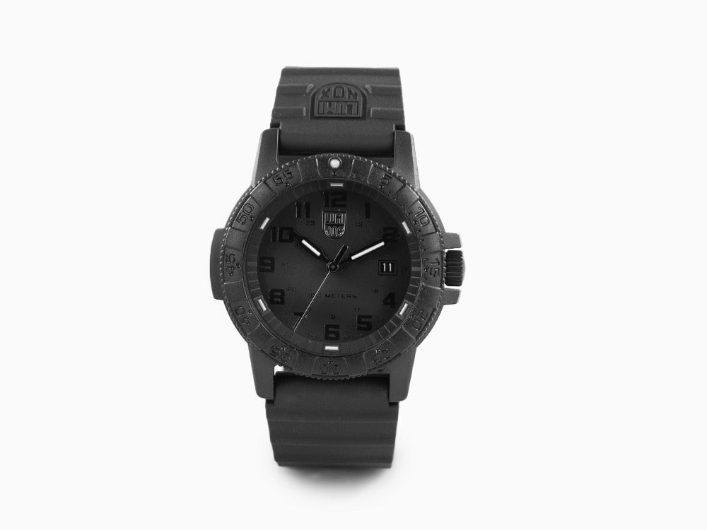Reloj de Cuarzo Luminox Leatherback  Sea Turtle Giant 0320, Negro, Carbono, 44mm