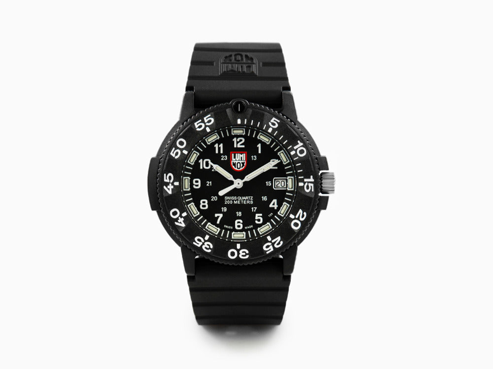 Reloj de Cuarzo Luminox Sea Navy Seal, Carbono, Negro/Blanco, XS.3001