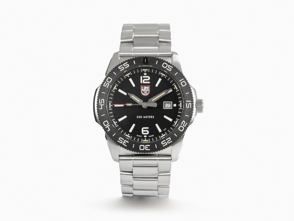 Reloj de Cuarzo Luminox Sea Pacific Diver, CARBONOX, Negro, 44 mm, XS.3122