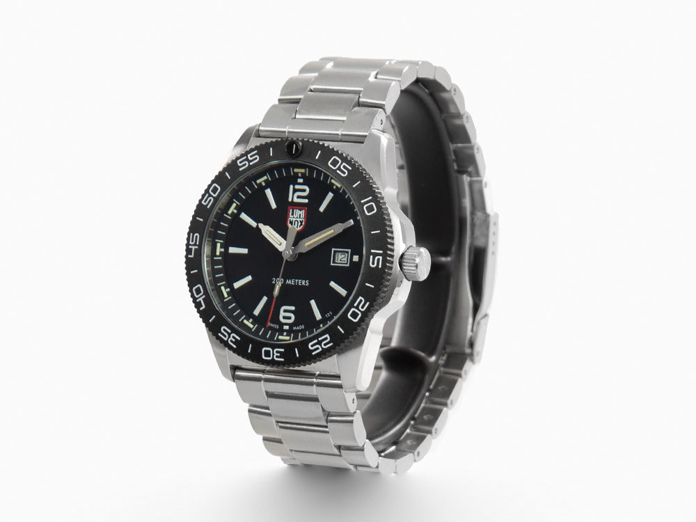 Reloj de Cuarzo Luminox Sea Pacific Diver, CARBONOX, Negro, 44 mm, XS.3122