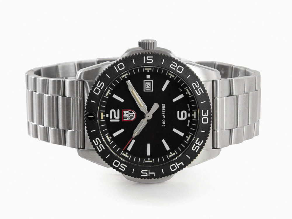 Reloj de Cuarzo Luminox Sea Pacific Diver, CARBONOX, Negro, 44 mm, XS.3122