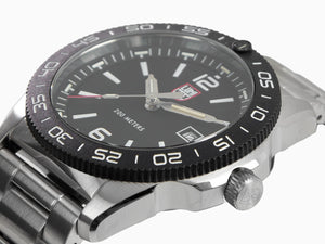 Reloj de Cuarzo Luminox Sea Pacific Diver, CARBONOX, Negro, 44 mm, XS.3122